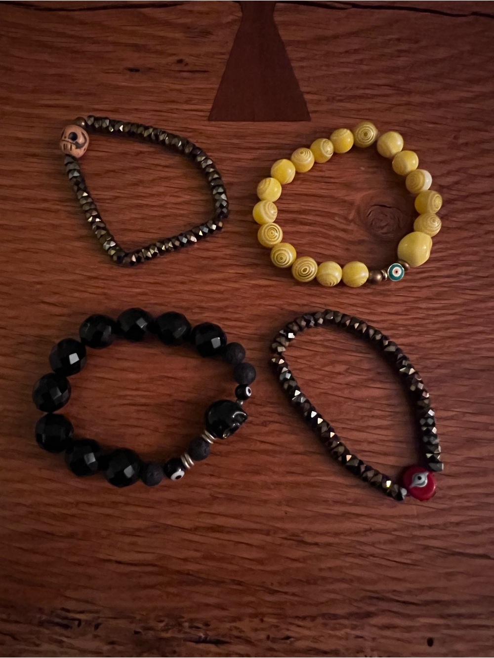 Handmade spooky season Beaded Bracelet - Women Jewelry